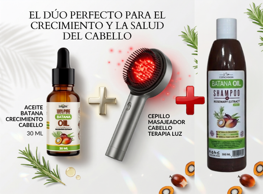 Shampoo + Cepillo + Aceite - 50% OFF